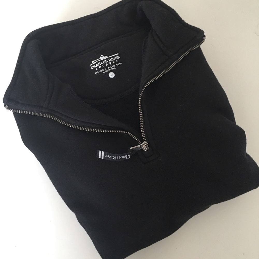 Charles River Apparel Black Concord Sweatshirt - Picture 8 of 8